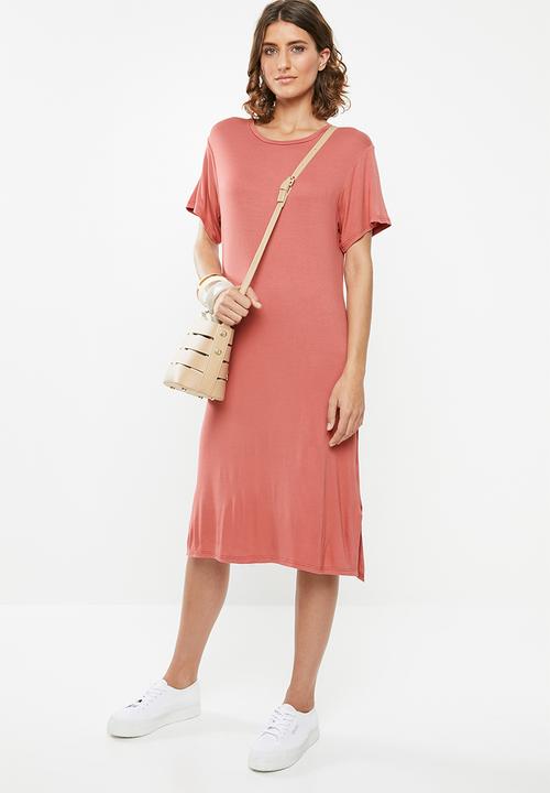 edit - T-shirt dress - pink