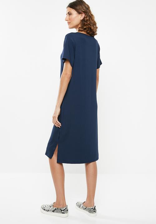 edit - T-shirt dress - navy