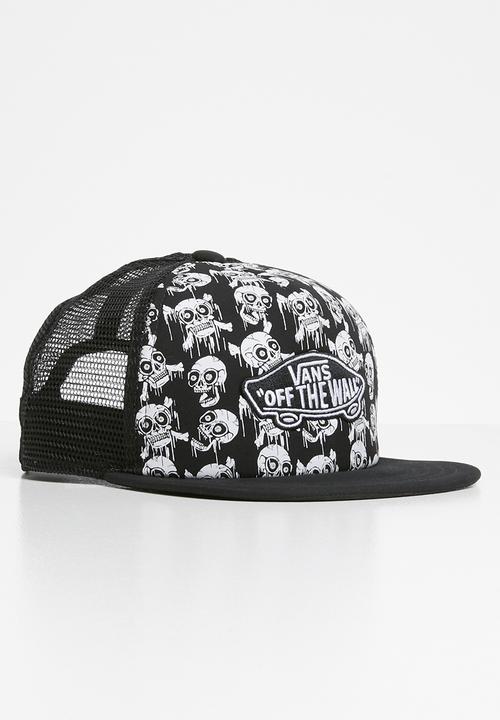 Vans - Classic patch trucker plus boys - black & white 