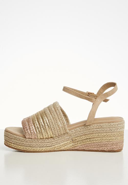Superbalist - Corrie espadrille flatform - multi 