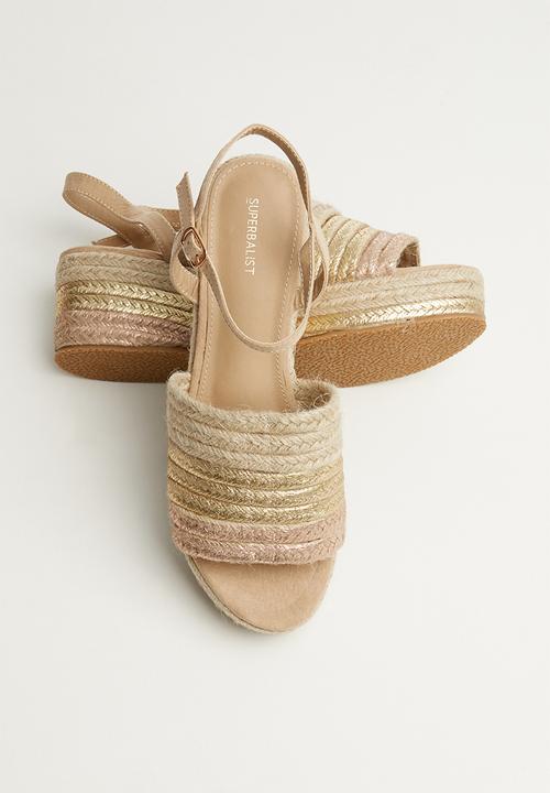 Superbalist - Corrie espadrille flatform - multi 