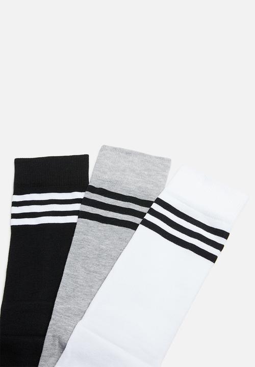 adidas Originals - 3 Stripes knee length socks - multi