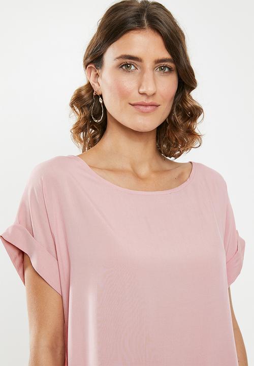 edit - Crew neck shell - pink