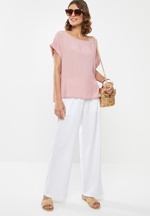 edit - Crew neck shell - pink