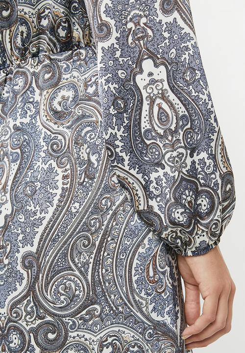 edit - Maxi peasant dress - multi