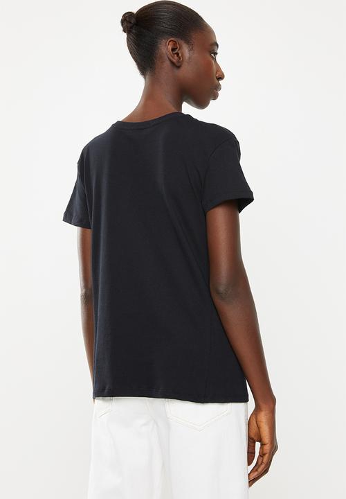 Superbalist - Printed face formation tee - black
