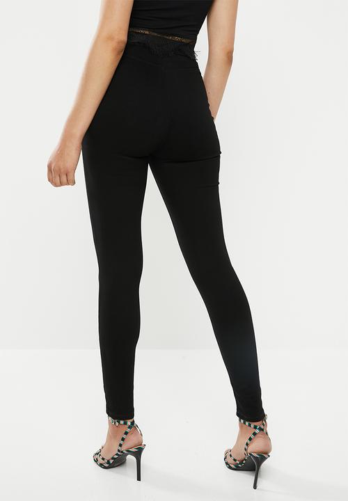 Missguided - Skinny leg jeans - black