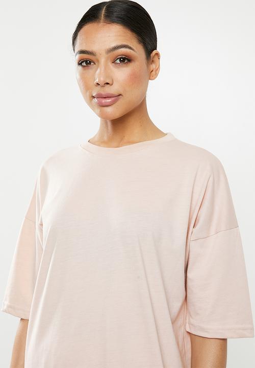 Missguided - Oversized tee and jogger co-ord set - pink