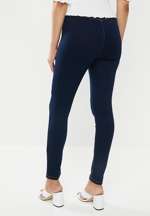 Missguided - Outlaw jegging- blue 