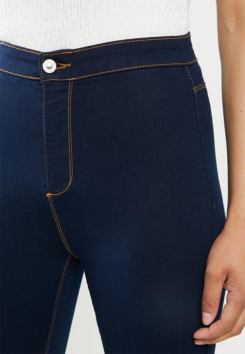Missguided - Outlaw jegging- blue 
