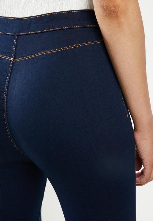 Missguided - Outlaw jegging- blue 