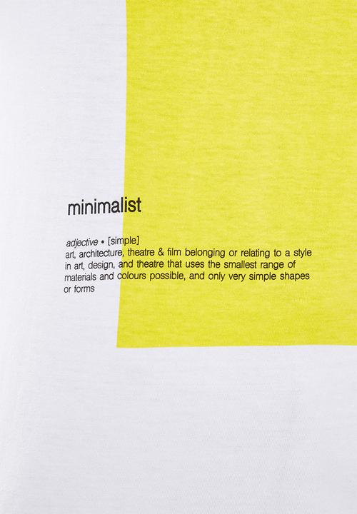 Superbalist - Printed tee - white 