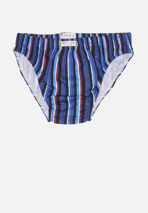 Jockey - Boys 3pack fancy skants - navy & blue