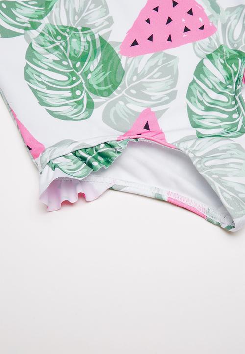 Pop Candy - Girls printed full piece swimsuit - multi