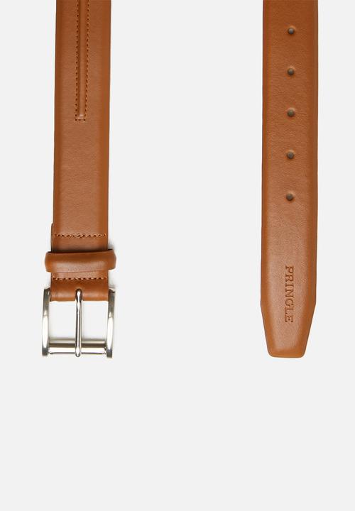 Pringle - Byron leather belt - tan