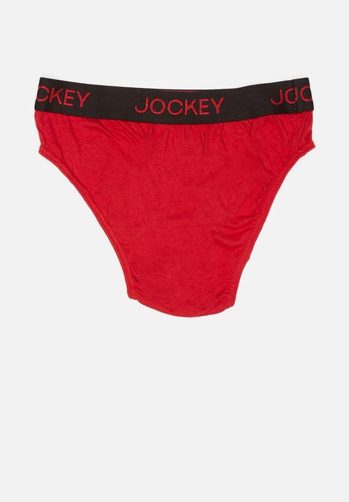 Jockey - Boys 3pack plain jockey brief - multi
