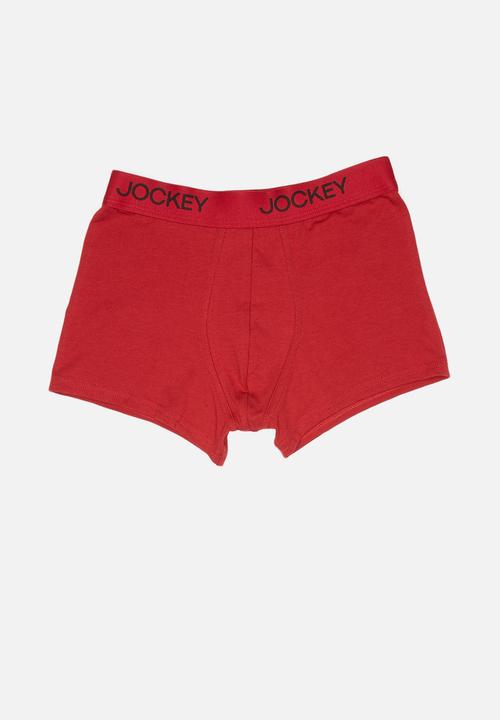 Jockey - Boys 2pack boys pouch trunk - navy & red
