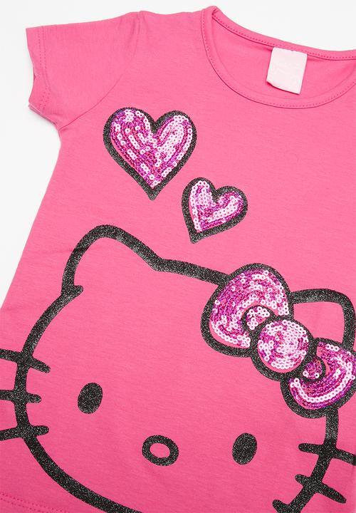 Hello Kitty - Elastane jersey top - pink