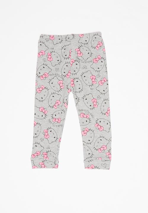 Hello Kitty - Soft jersey cotton pants - multi