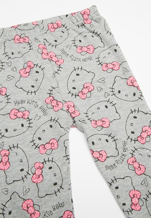Hello Kitty - Soft jersey cotton pants - multi