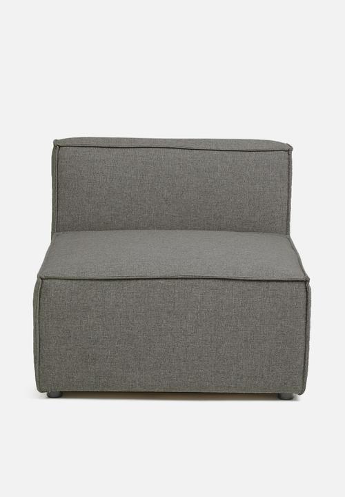 Sixth Floor - Modular single seater - dark grey