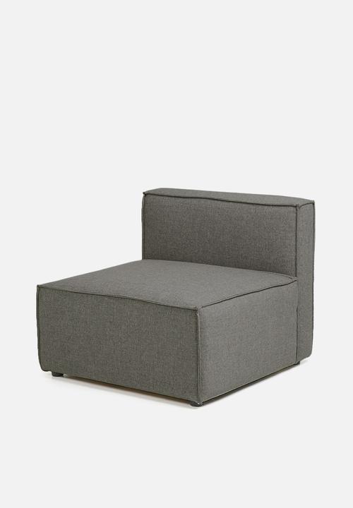 Sixth Floor - Modular single seater - dark grey