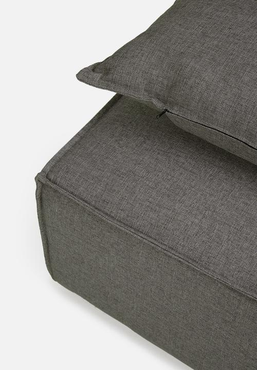 Sixth Floor - Modular single seater - dark grey
