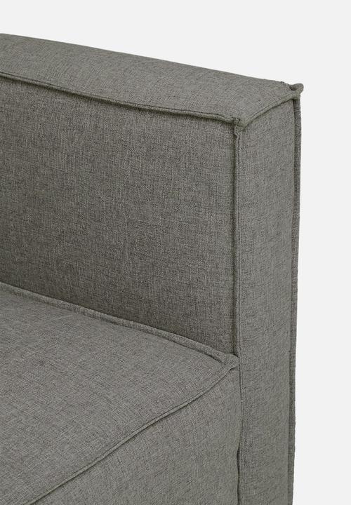 Sixth Floor - Modular single seater - dark grey