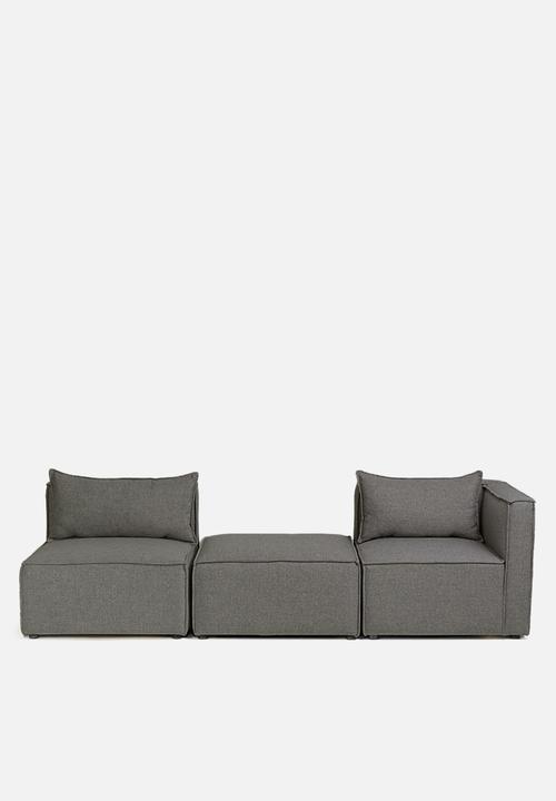 Sixth Floor - Modular single seater - dark grey