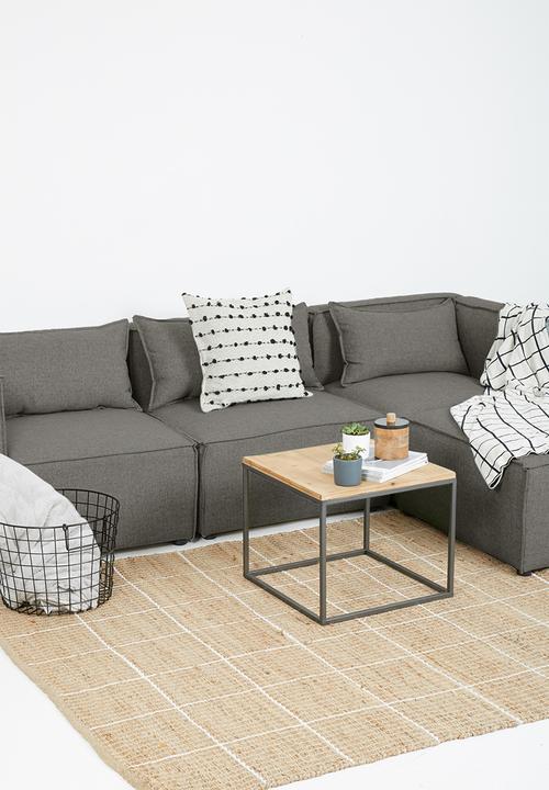 Sixth Floor - Modular single seater - dark grey