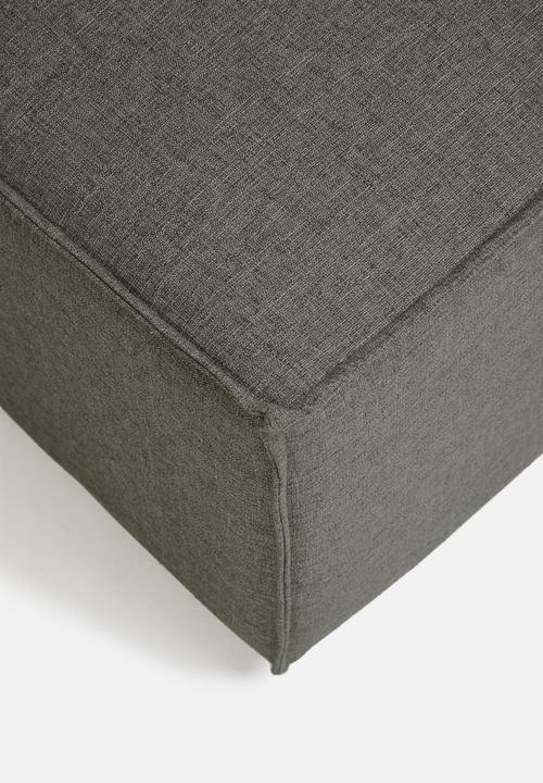 Sixth Floor - Modular corner unit - dark grey