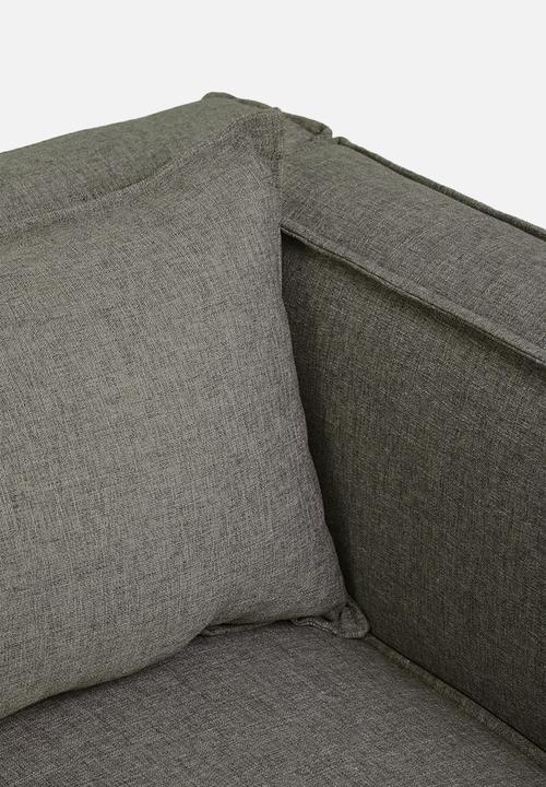 Sixth Floor - Modular corner unit - dark grey
