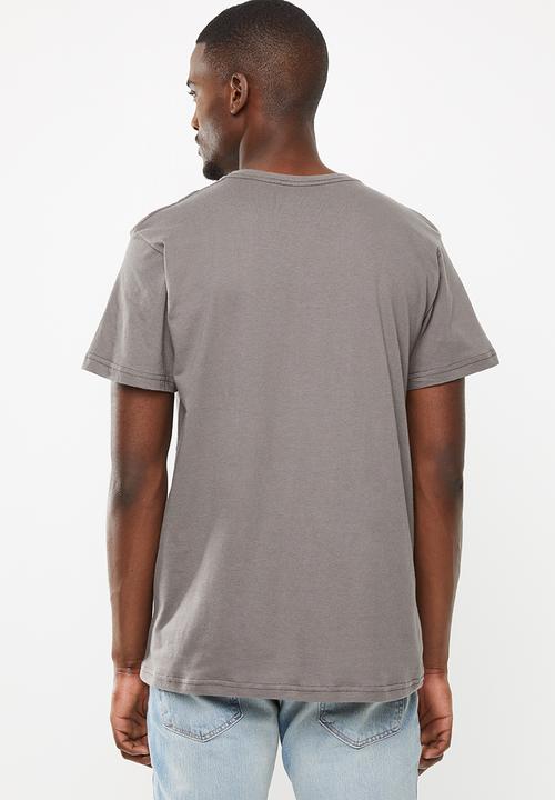 Fox - Transparent short sleeve tee - grey 