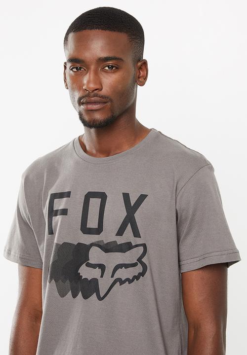 Fox - Transparent short sleeve tee - grey 