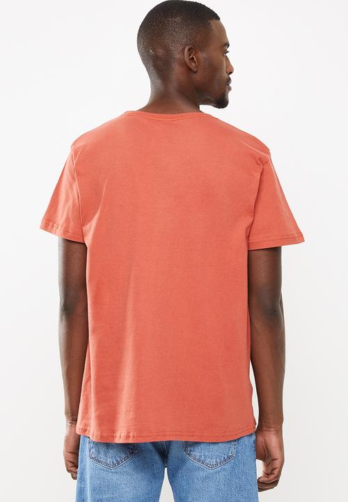 Fox - Leeward short sleeve tee - rust
