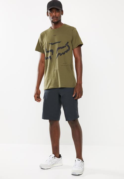 Fox - Leeward short sleeve tee - khaki