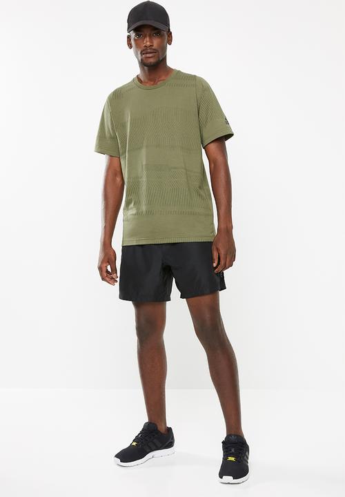 adidas Performance - Jacquard tee - green 