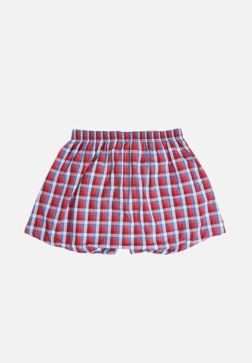 Jockey - 2 Pack woven boxer - red & blue