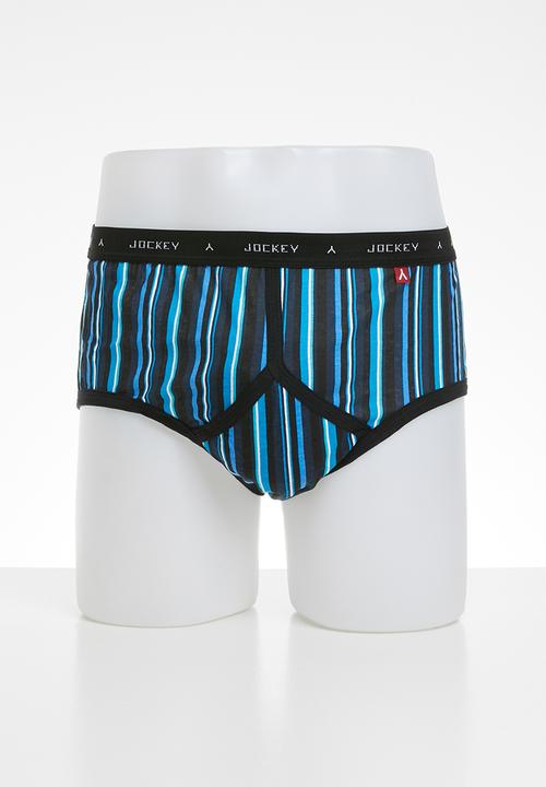 Jockey - 3 Pack  plain/print y-front®  - multi