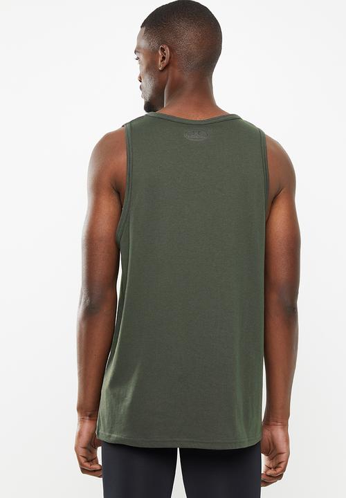 Under Armour - Sportstyle logo tank - green 