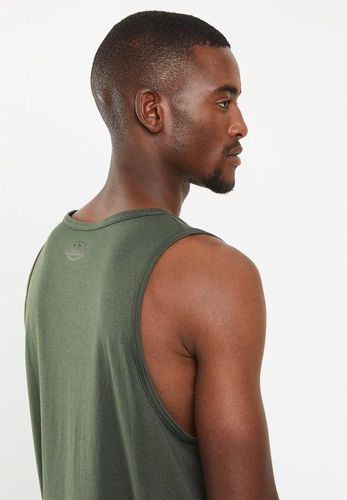 Under Armour - Sportstyle logo tank - green 