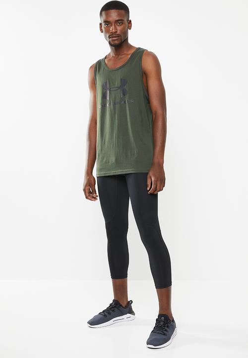 Under Armour - Sportstyle logo tank - green 
