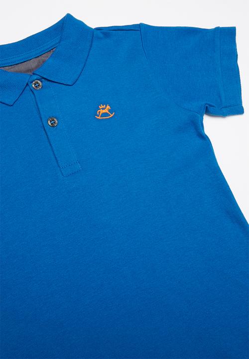UP Baby - Soft jersey polo - blue
