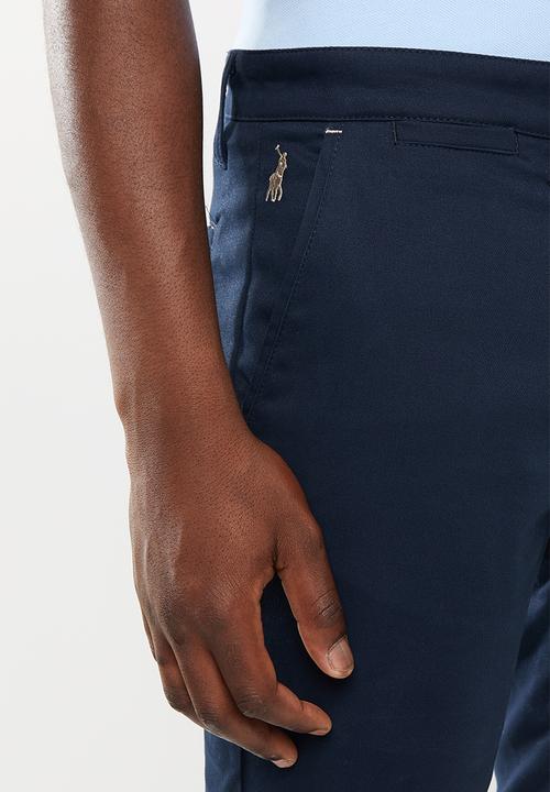 POLO - Carson cotton stretch shorts - navy