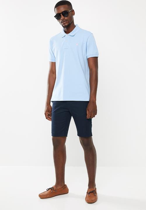 POLO - Carson cotton stretch shorts - navy