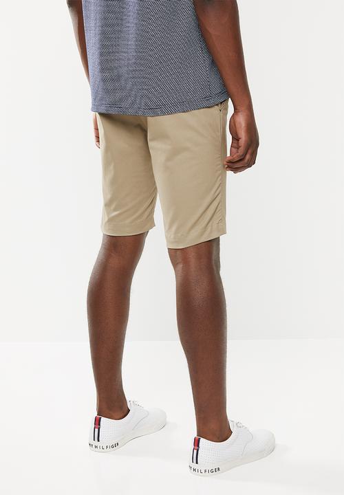 POLO - Carson cotton stretch shorts - khaki