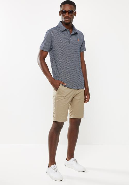 POLO - Carson cotton stretch shorts - khaki