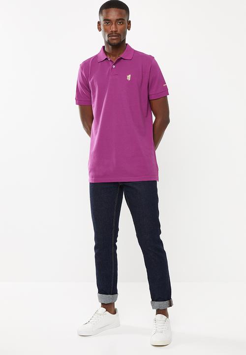Pringle of Scotland - St Augustine styled golfer - purple