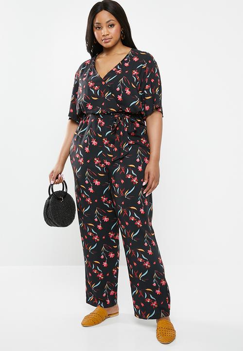 edit Plus - Wrap jumpsuit - multi 