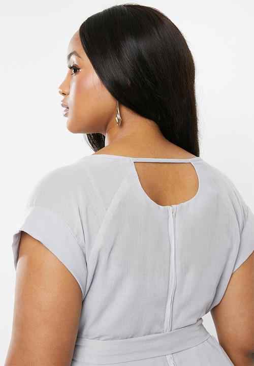 AMANDA LAIRD CHERRY - Plus alessa dress - grey